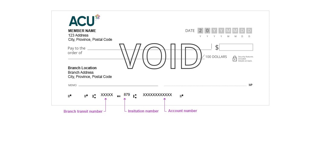 ACU Void Cheque Sample_Wire Transfers