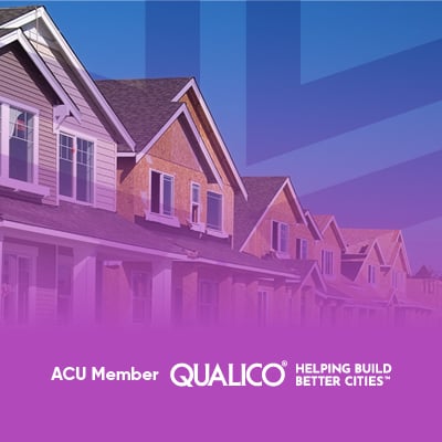 ACU Member Qualico - Homes under construction