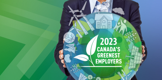 2023 DIGITAL PWS Leaderboard 553Px X 275Px Greenest Employer Award